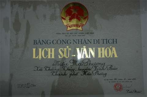 Hải Phòng: Một di tích lịch sử quốc gia đang bị .. lãng quên ảnh 1