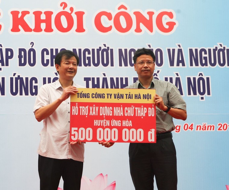 Hà Nội: Khởi công xây dựng 154 ngôi nhà cho người nghèo, gia đình có công ảnh 1