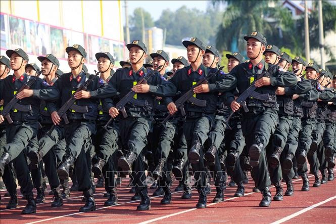 Lực lượng vũ trang tập luyện, chuẩn bị cho lễ kỷ niệm 65 năm Chiến thắng Điện Biên Phủ ảnh 4