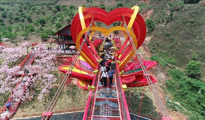 Độc đáo cầu kính tình yêu 5D đầu tiên ở Việt Nam ảnh 2