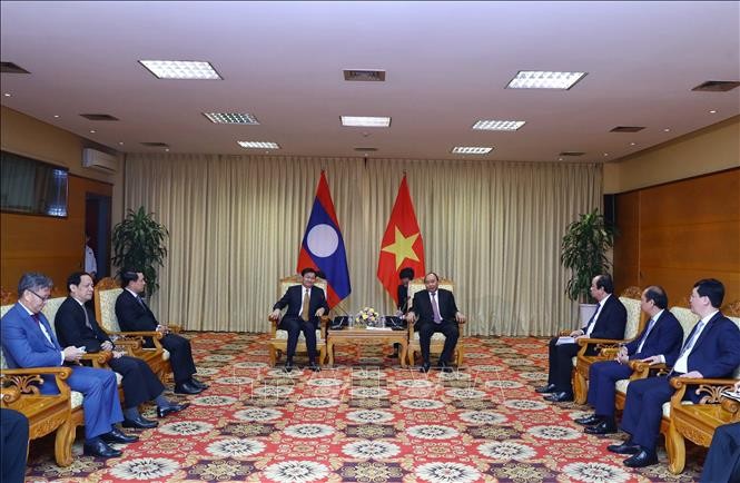 Thủ tướng Nguyễn Xuân Phúc tiếp Thủ tướng CHDCND Lào ảnh 2