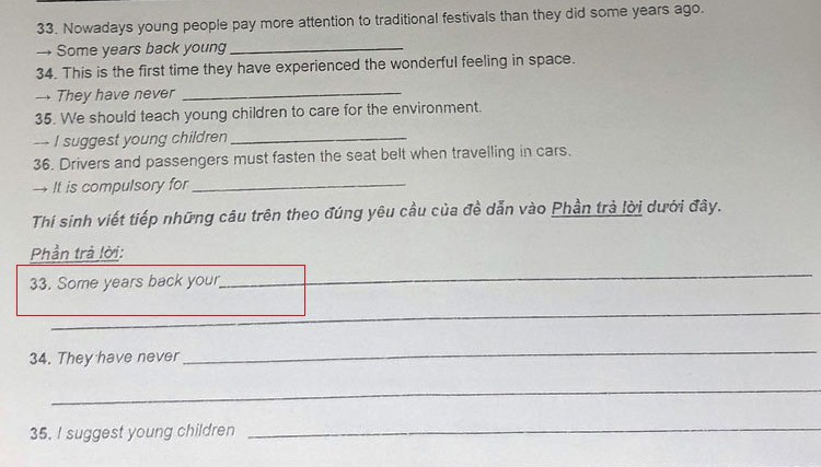 Thí sinh hưởng 0,5 điểm do đề thi tiếng Anh vào lớp 10 TP HCM sai ảnh 1