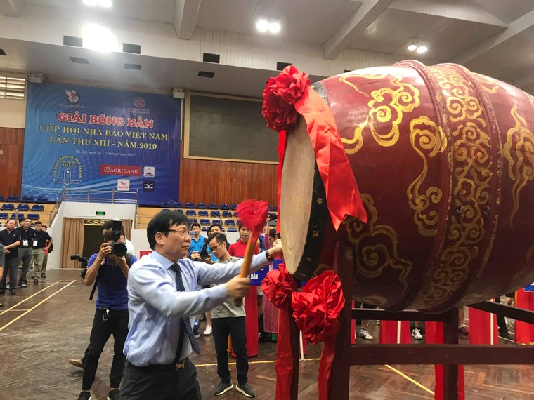 Khai mạc Giải Bóng bàn Cúp Hội Nhà báo Việt Nam lần thứ XIII ảnh 3