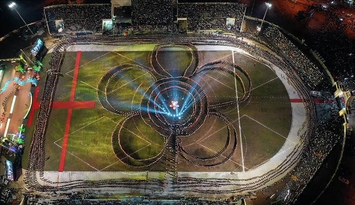 Ấn tượng màn đại Xòe Thái khai mạc Lễ hội văn hóa, du lịch Mường Lò 2019 ảnh 7