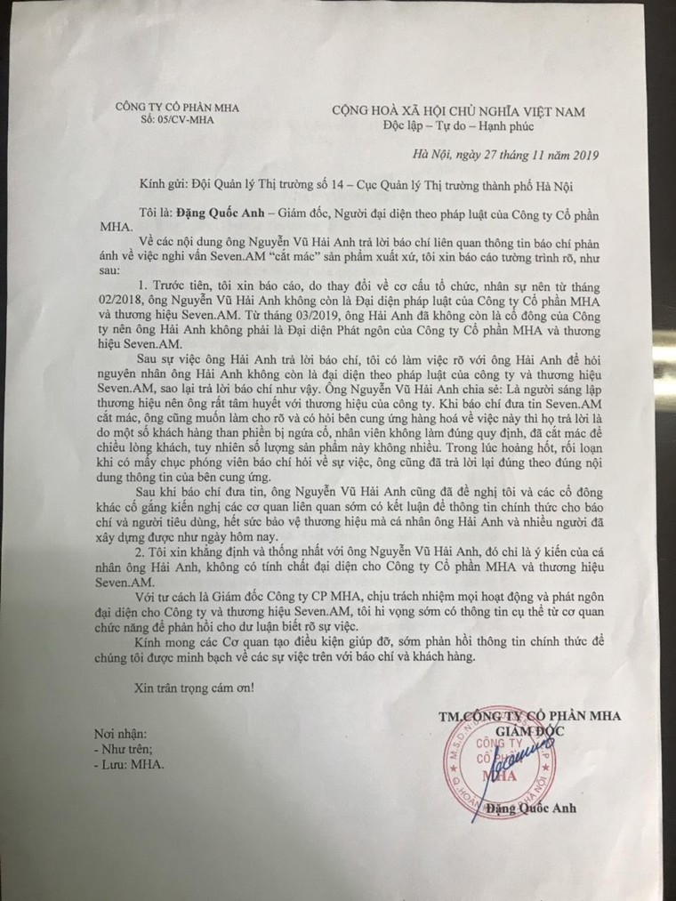 SEVEN.am cắt mác Trung Quốc: Có dấu hiệu bảo kê? ảnh 2