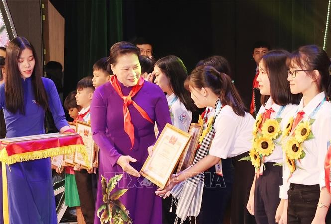 Đại hội Cháu ngoan Bác Hồ toàn quốc lần thứ IX: Vinh danh những 'bông hoa nghìn việc tốt' ảnh 1