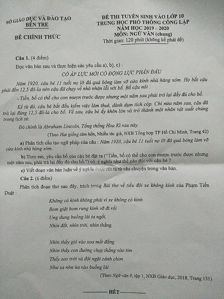 Kiểm điểm người ra đề thi lớp 10 sai năm sinh cố Tổng thống Mỹ ảnh 1