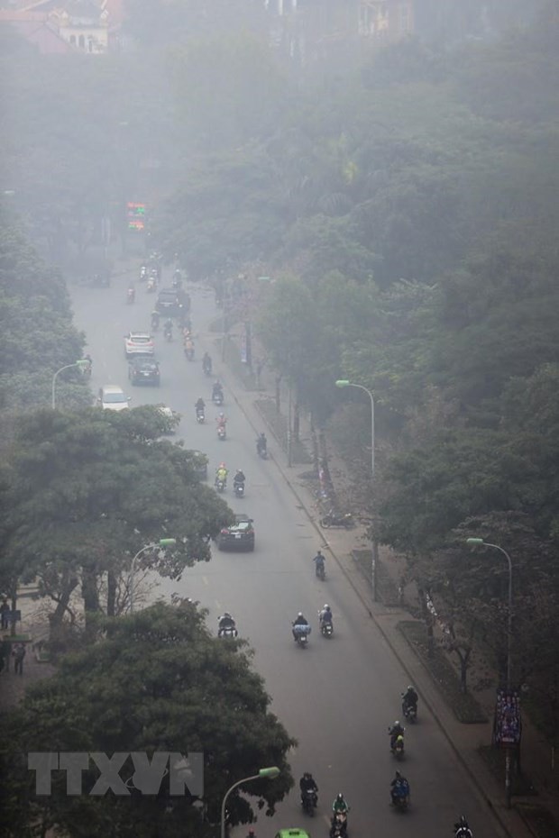 Chỉ số không khí ở thủ đô Hà Nội ô nhiễm ở mức nghiêm trọng ảnh 1