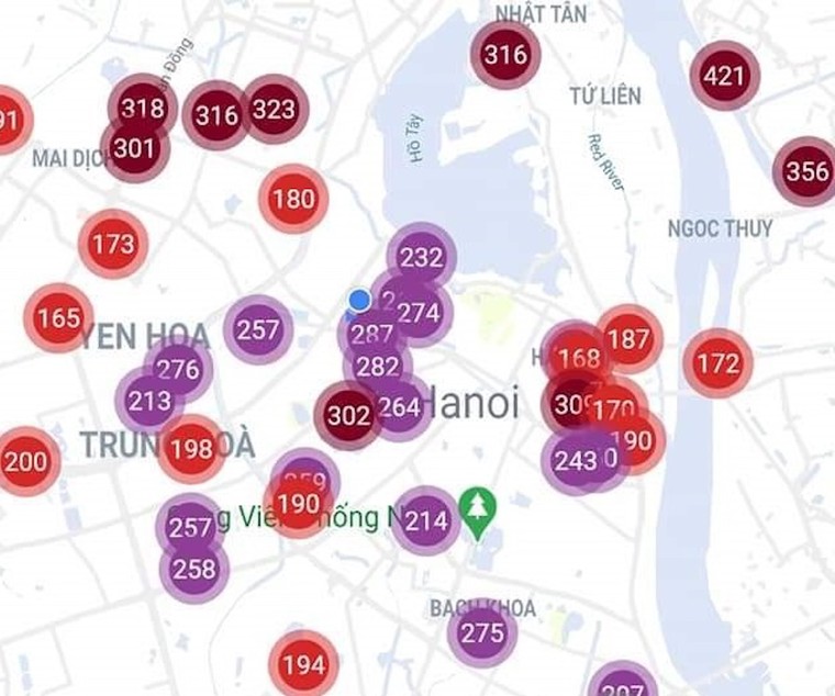 Không khí Hà Nội ô nhiễm nghiêm trọng ảnh 1