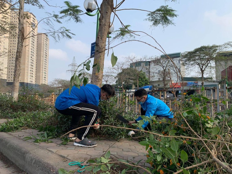 Đoàn phường Thịnh Liệt phát huy vai trò xung kích, góp phần vào thành công cho cuộc bầu cử ảnh 2