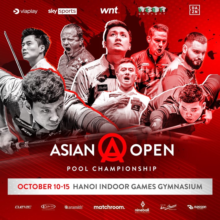 Giải Vô địch billiard 9 bi châu Á mở rộng - Asian Open Pool Championship sắp tổ chức tại Việt Nam ảnh 1