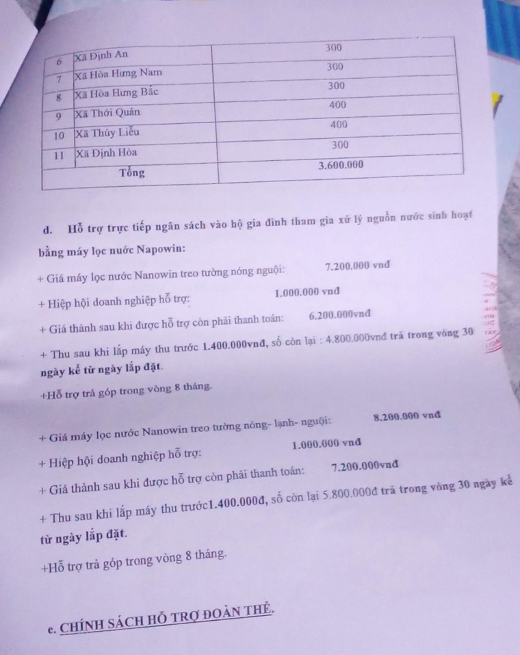 Trà Vinh cảnh báo máy lọc nước Napowin không đạt chất lượng, không đảm bảo an toàn ảnh 3
