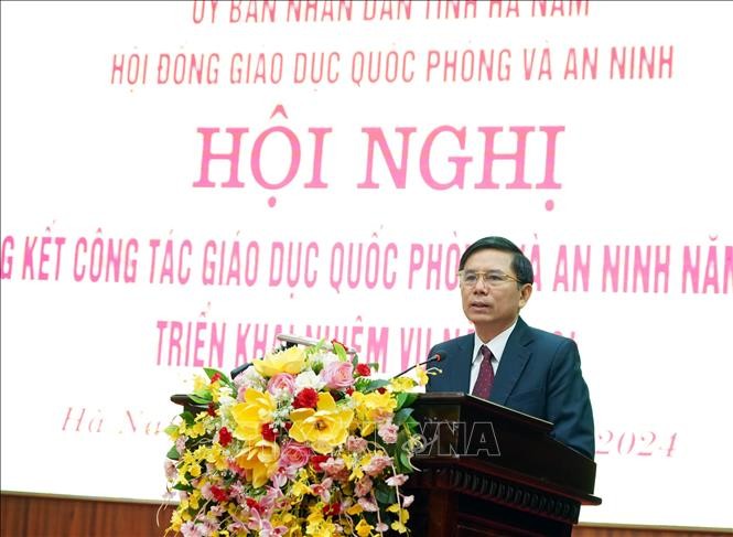 Hà Nam: Góp phần xây dựng nền quốc phòng toàn dân vững mạnh ảnh 1