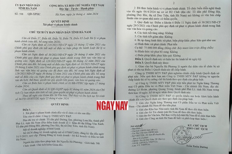 Vụ quán H2 Club ở Hà Nam: Nghiêm cấm hành vi tổ chức biểu diễn trái phép ảnh 1