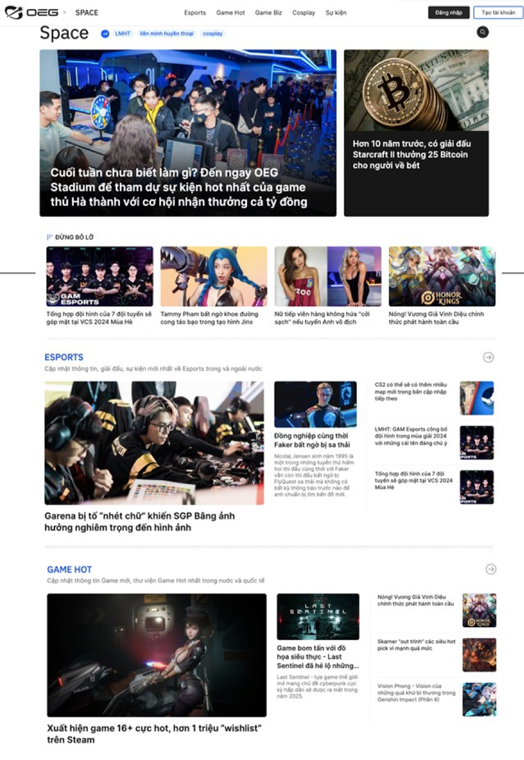 Tập đoàn giải trí Đại Dương (OEG): Quảng cáo game Esports không đúng quy định? ảnh 2