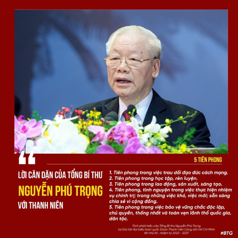 Những lời căn dặn của Tổng Bí thư Nguyễn Phú Trọng dành cho thế hệ trẻ ảnh 3