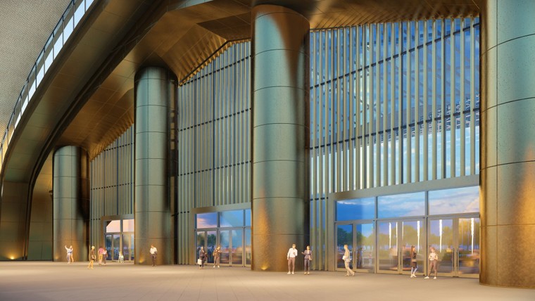 Cận cảnh Trung tâm Hội chợ Triển lãm Quốc gia sẽ hoàn thành vào tháng 7/2025 ảnh 5