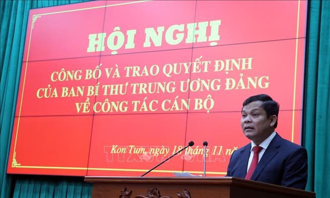 Kon Tum: Chuẩn y ông Nguyễn Đức Tuy giữ chức Phó Bí thư Tỉnh ủy ảnh 1