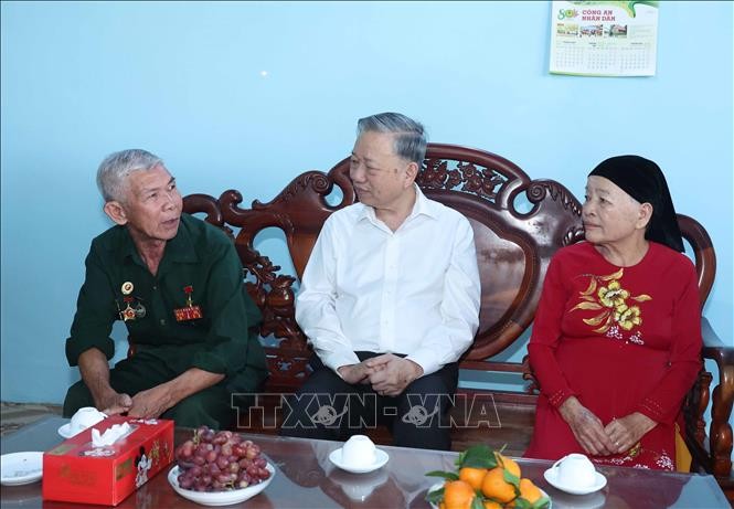 Tổng Bí thư Tô Lâm thăm và làm việc tại Bộ Chỉ huy quân sự tỉnh Bình Dương ảnh 2