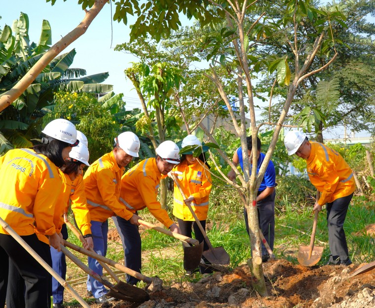 PV GAS SE lan tỏa sắc xanh trên công trình khí ảnh 1