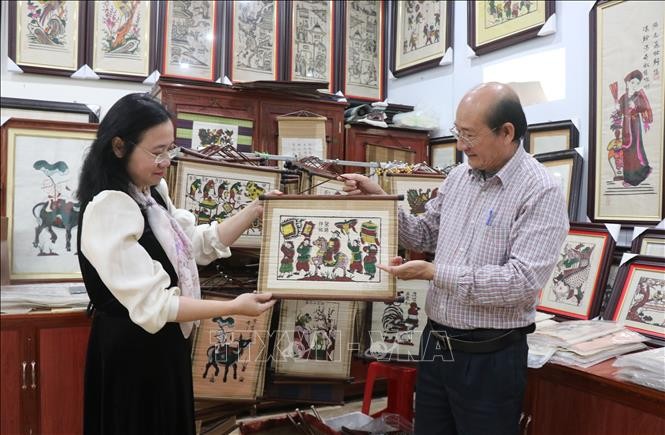 Hành trình đưa tranh dân gian Đông Hồ vươn ra thế giới ảnh 1