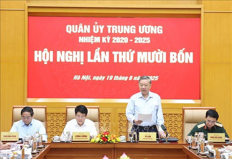Tổng Bí thư Tô Lâm chủ trì Hội nghị Quân ủy Trung ương lần thứ 14 ảnh 1