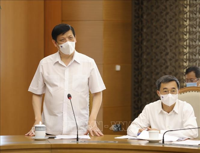 Phó Thủ tướng Vũ Đức Đam chủ trì họp Thường trực BCĐ Quốc gia phòng, chống dịch COVID-19 ảnh 4