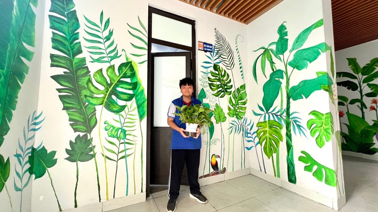 Học sinh chung tay tạo nhà vệ sinh trường học thân thiện ảnh 6