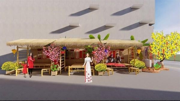 "Khoác áo mới" cho chợ hoa Xuân "Trên bến dưới thuyền" ảnh 2