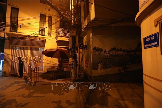 Phong toả ngõ thuộc quận Long Biên do có ca nghi mắc COVID-19 ảnh 3