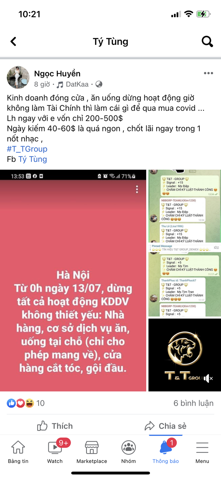 Phát hiện sàn tiền ảo mạo danh thương hiệu Tập đoàn T&T Group ảnh 3