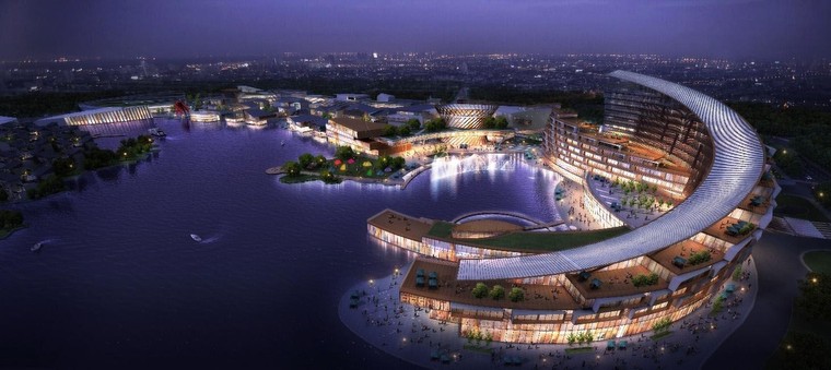 Bản hòa ca đại dương trong thiết kế kiến trúc 'Quần thể du lịch không ngủ' của Tân Hoàng Minh ảnh 1