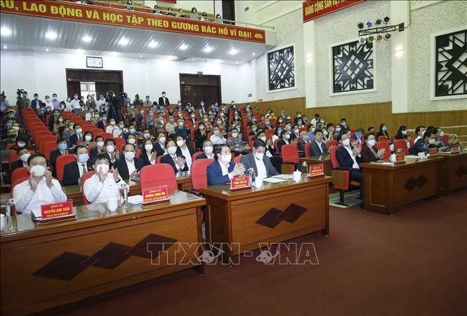 Chủ tịch Quốc hội Vương Đình Huệ tiếp xúc cử tri Hải Phòng ảnh 7