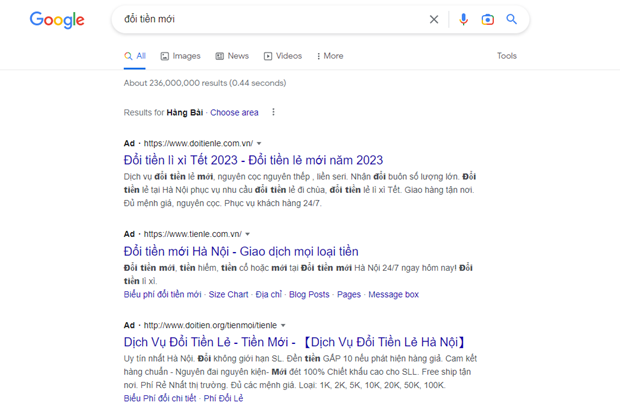 Đổi tiền mới qua mạng: Vừa mất phí, vừa dễ dính "bẫy" lừa đảo ảnh 1