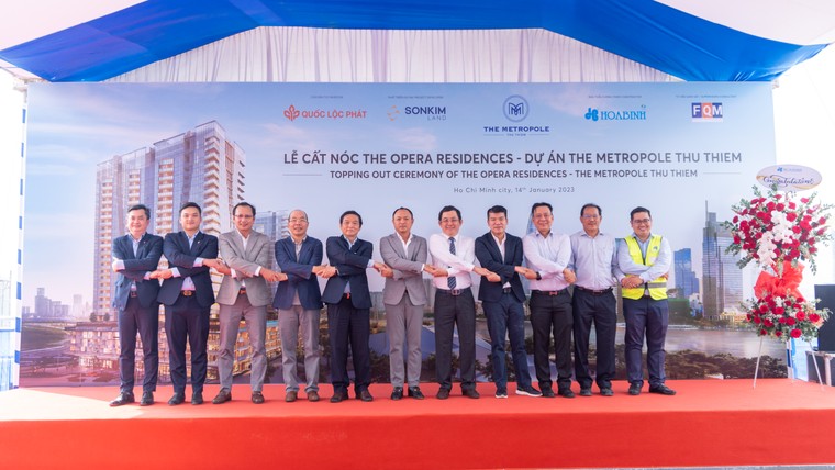 Tập đoàn Xây dựng Hòa Bình cất nóc dự án quy mô tại Thủ Thiêm ảnh 1