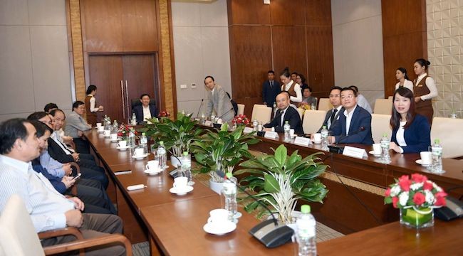 Phó Thủ tướng Vương Đình Huệ nghe báo cáo quy hoạch KĐT mới Nhơn Hội ảnh 1