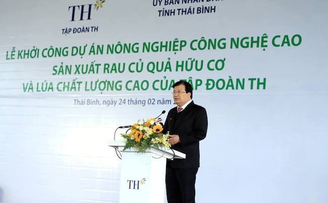 Tập đoàn TH khởi công dự án 3000 tỷ đồng tại Thái Bình ảnh 1