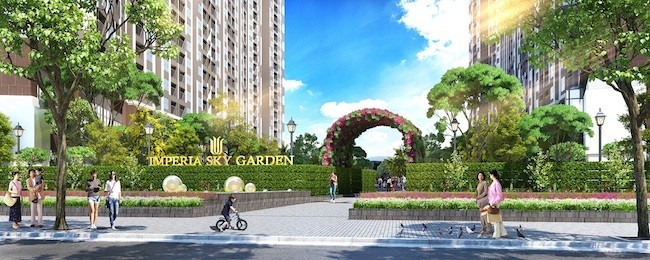 Hòa Bình sẽ thi công xây dựng dự án Imperia Sky Garden ảnh 1
