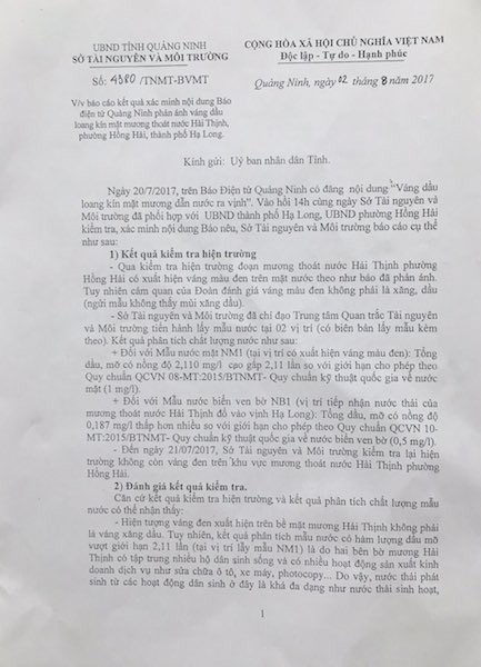 Quảng Ninh: Váng nước màu không gây bất kỳ sự cố môi trường nào với Hạ Long ảnh 1