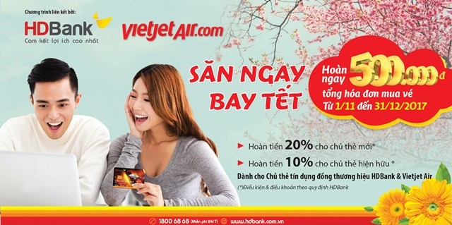 Bùng nổ ưu đãi khi dùng thẻ HDBank Visa ảnh 1