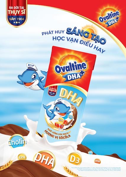 Ovaltine ra mắt sản phẩm ca cao lúa mạch có chưa DHA ảnh 1