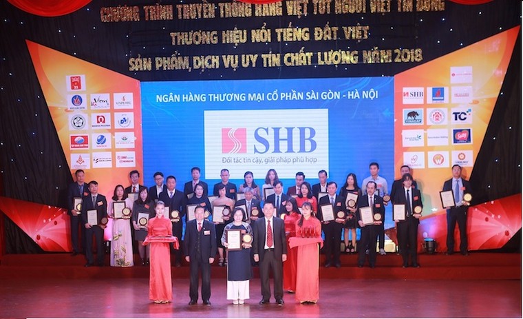SHB được vinh danh Top 100 Giải thưởng Sao Vàng đất Việt, danh Top 10 Sản phẩm chất lượng cao năm 2018 ​ ảnh 1