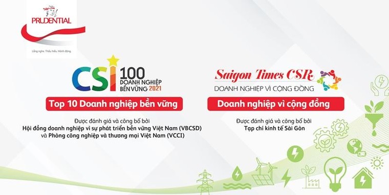 Prudential Việt Nam nhận danh hiệu kép vì nỗ lực phát triển cộng đồng bền vững ảnh 1