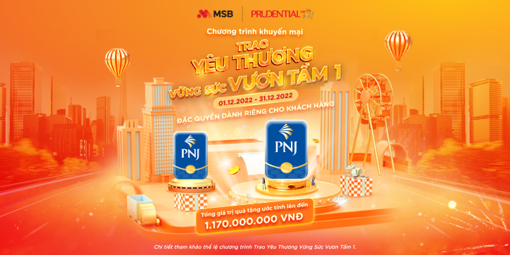 Prudential Việt Nam cùng MSB ‘Trao yêu thương – Vững sức vươn tầm’ ảnh 1