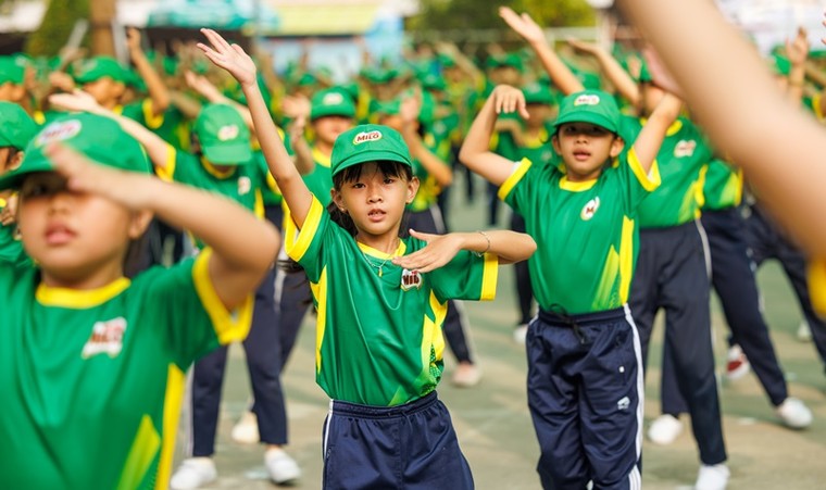 11.032 học sinh lập kỷ lục Việt Nam với màn đồng diễn thể dục ấn tượng ảnh 2