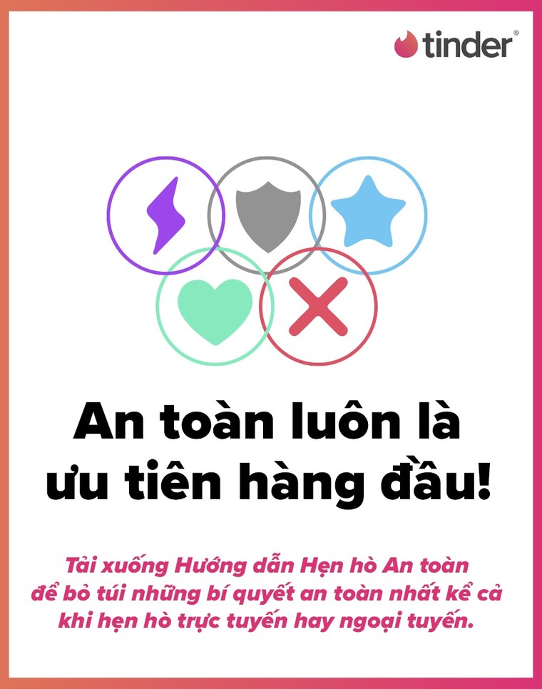 Tinder hướng dẫn giới trẻ Đông Nam Á “Hẹn hò An toàn” ảnh 1