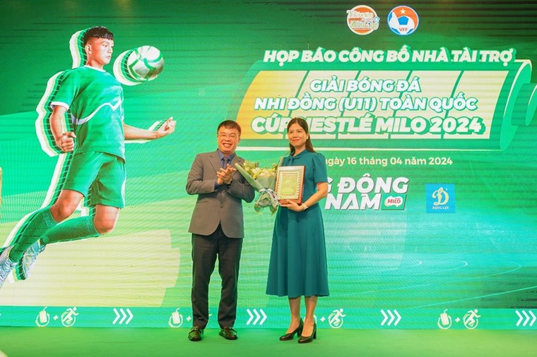 Nestlé MILO đồng hành cùng Giải Bóng đá Nhi đồng (U11) toàn quốc 2024 ảnh 1
