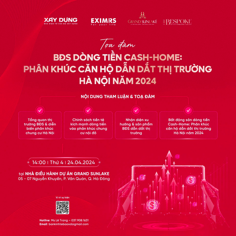 Bất động sản dòng tiền Cash-Home: Phân khúc căn hộ dẫn dắt thị trường Hà Nội năm 2024 ảnh 2