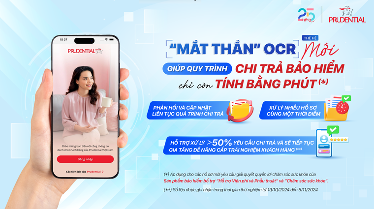 Prudential tự động hóa quy trình chi trả quyền lợi bảo hiểm với “mắt thần” OCR thế hệ mới ảnh 1