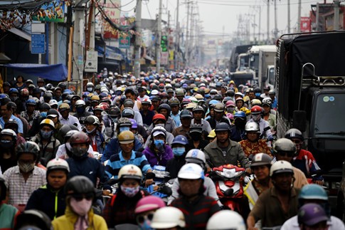 Cận Tết, kẹt xe khủng khiếp hơn 7 km ở cửa ngõ Sài Gòn ảnh 3